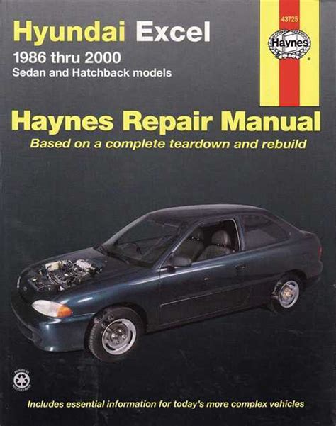 hyundai excel workshop manual free