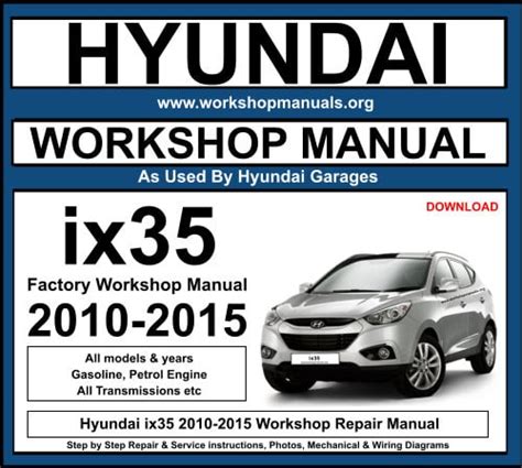 Full Download Hyundai Ix35 Repair Manual File Type Pdf 