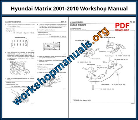 Read Hyundai Matrix Use Guide 