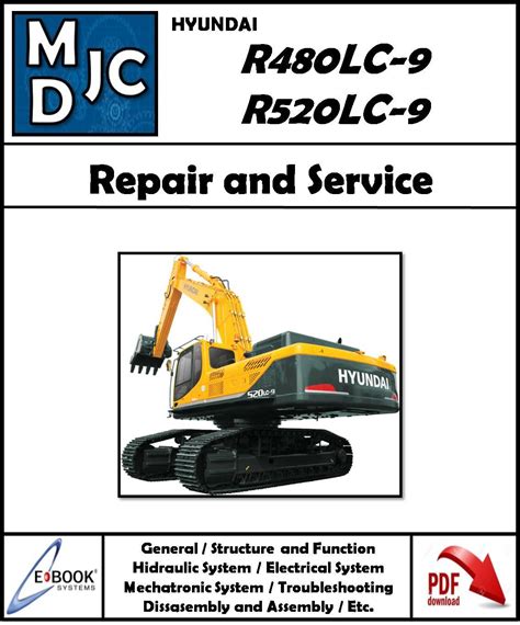 Download Hyundai R480Lc 9 R520Lc 9 Crawler Excavator Operating Manual 
