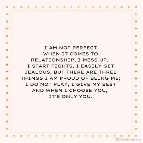I Am Not Perfect
