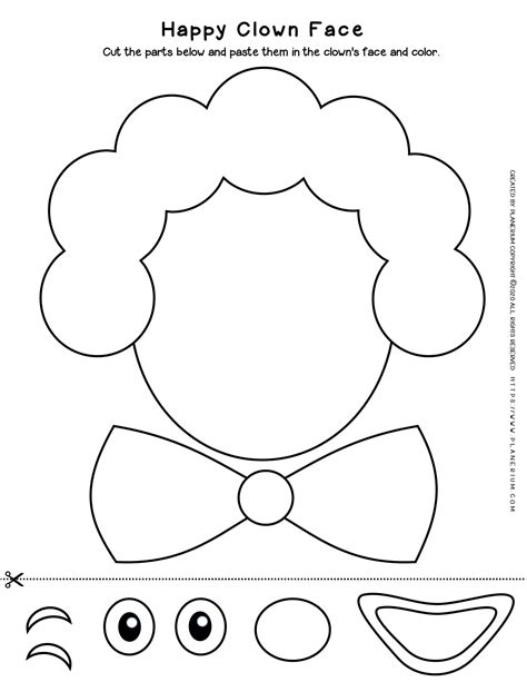 I Can Color Cut And Glue A Scene Color And Cut Printables - Color And Cut Printables