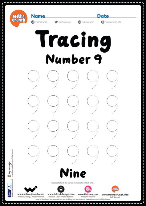 I Can Identify The Number 9 Worksheet Twinkl Number 9 Worksheet - Number 9 Worksheet