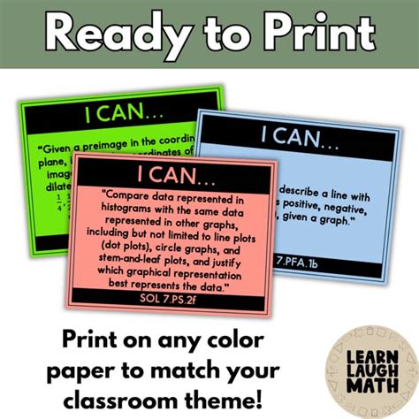 I Can Statements Math 7 Common Core