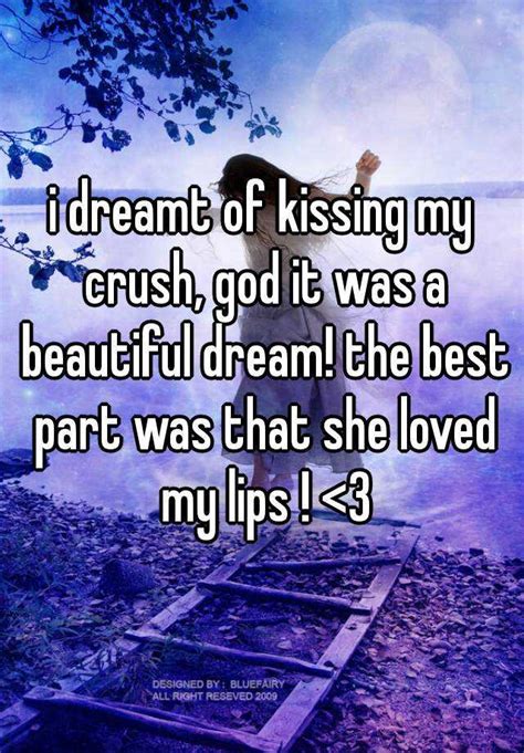 i dreamt about kissing my crush chords