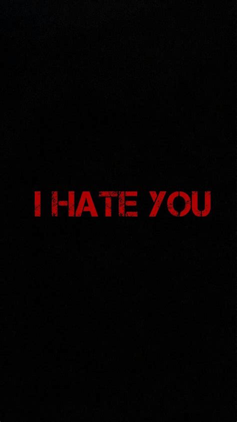I Hate To You