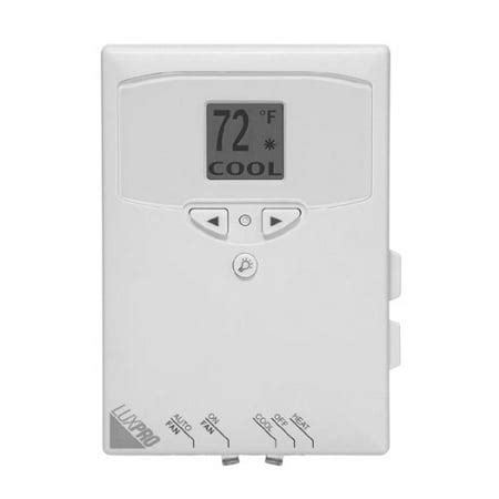 i have a LuxPro PSD111 thermostat on my HVAC system, and it… - JustAnswer