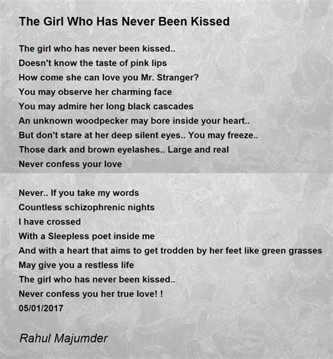 i have never kissed a girl poem