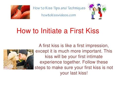 i initiated the first kissed