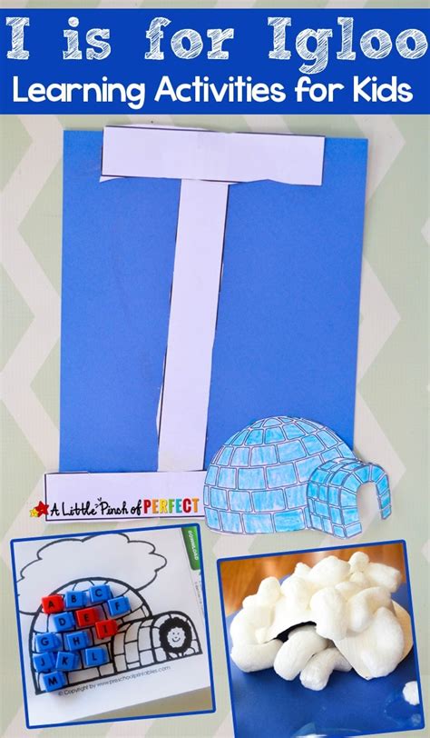 I Is For Igloo Crafts Activities And Printables Letter I Is For - Letter I Is For