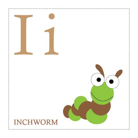 I Is For Inchworm Theme With Free Worm Preschool Worm Worksheet - Preschool Worm Worksheet