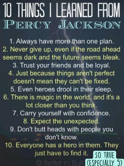 I Learned It From Percy Jackson