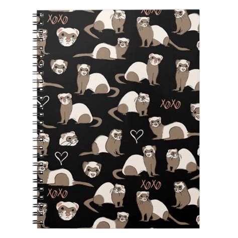 i love ferrets notebook for ferret lovers