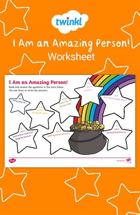 I M An Amazing Preschool Worksheet   The Best Preschool Worksheet Printables The Growing - I'm An Amazing Preschool Worksheet