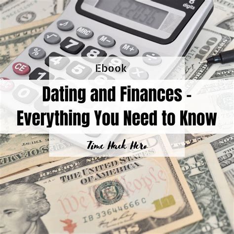 i need to get my finances in order before dating