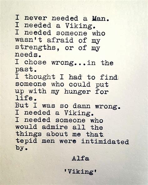 I Needed A Viking
