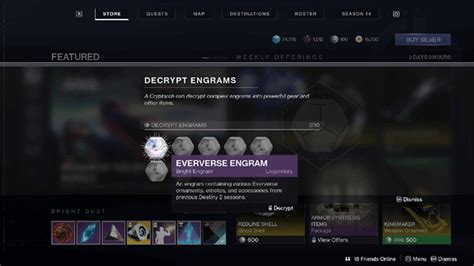 i opened 100 eververse engrams and here