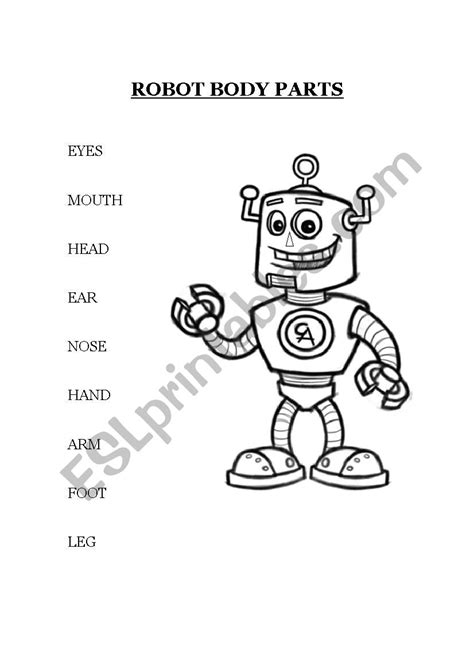 I Robot Worksheets Esl Printables I Robot Worksheet - I Robot Worksheet