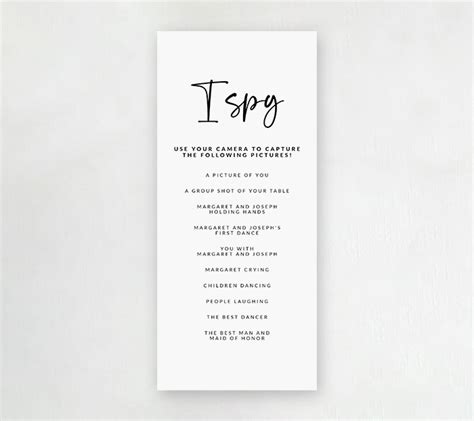 i spy wedding templates