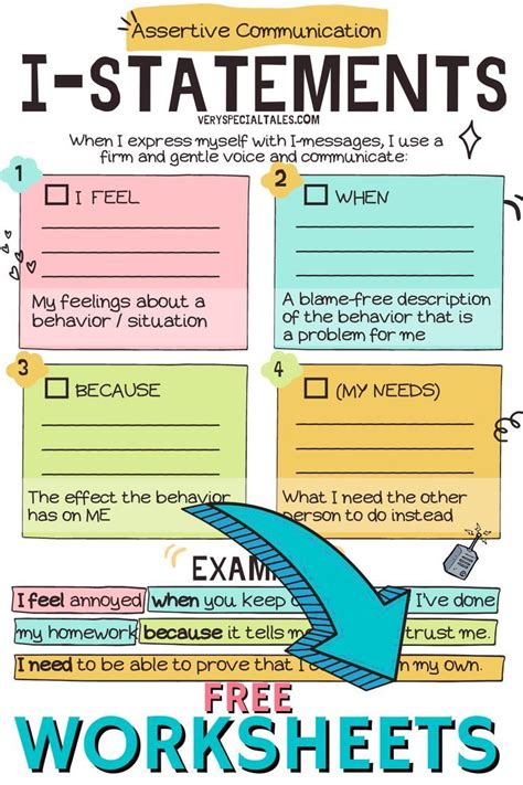 I Statements Activity Love For The Elementary Counselor Using I Statements Worksheet - Using I Statements Worksheet