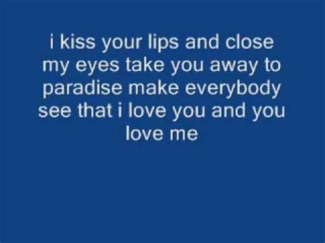 i wanna kiss you on the lips lyrics