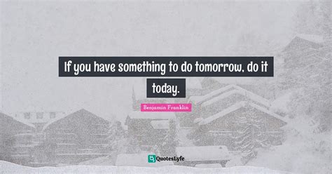 I Will Do This Tomorrow