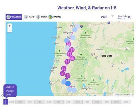 i-5 Weather Oregon - Drive Weather