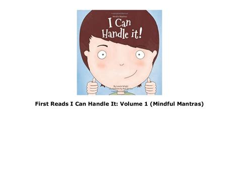 Read I Can Handle It Volume 1 Mindful Mantras 