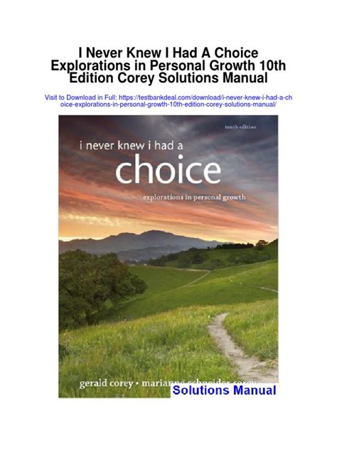 Download I Never Knew I Had A Choice 10Th Edition Download Free Pdf Ebooks About I Never Knew I Had A Choice 10Th Edition Or Read Online 