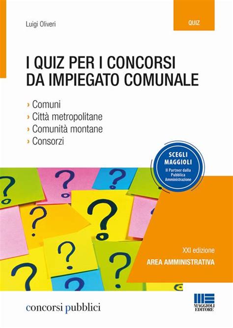 Read I Quiz Per I Concorsi Da Impiegato Comunale 