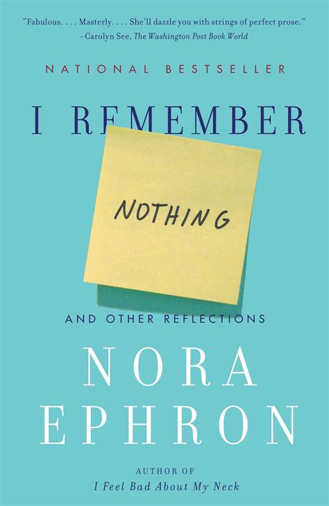 Read I Remember Nothing And Other Reflections 