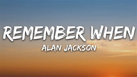 i remember when