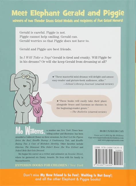 Download I Will Take A Nap An Elephant And Piggie Book 