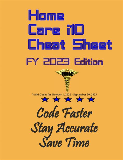 I10 Cheat Sheet For Home Health