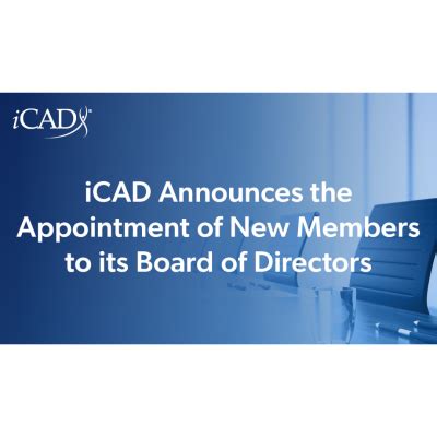 iCAD Announces Board of Directors Transition