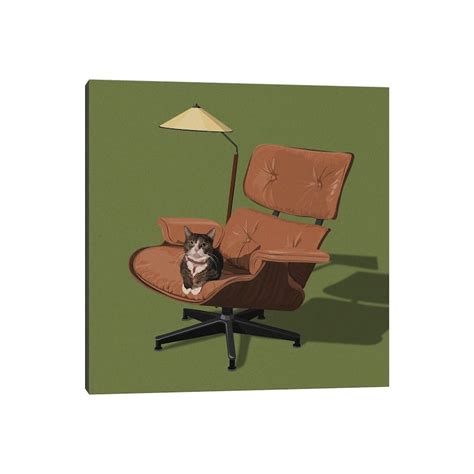 iCanvas "Cats In Fancy Chairs I" by Artcatillustrated - Overstock ...