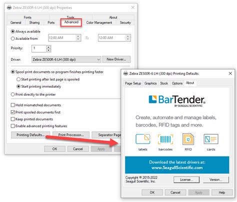 iDPRT Windows Printer Drivers BarTender by Seagull …