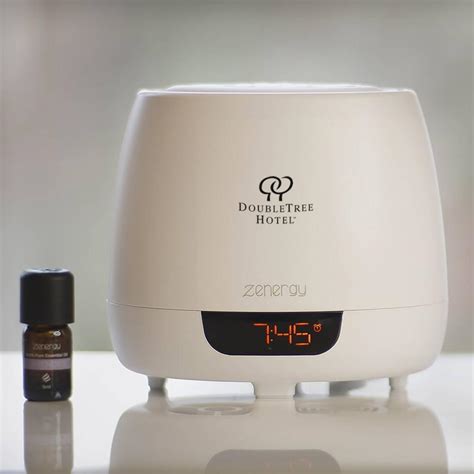 iHome White Aromatherapy Essential Oil Diffuser Alarm