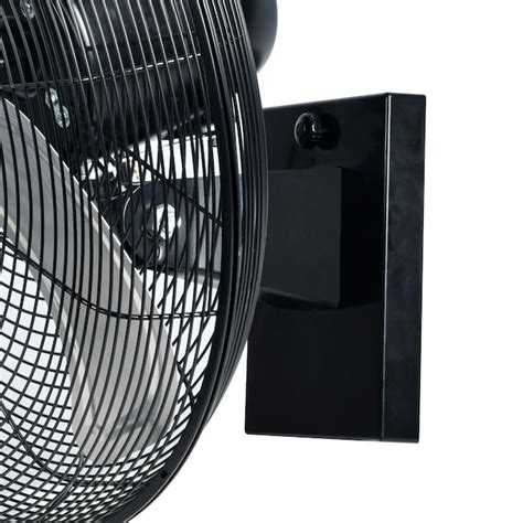 iLIVING 20-in Hardwired Silver Wall Mounted Fan - Lowe