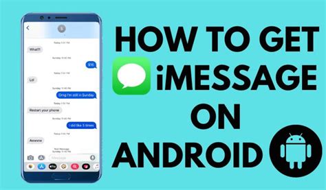 iMessage for Android How to Get It and Use It