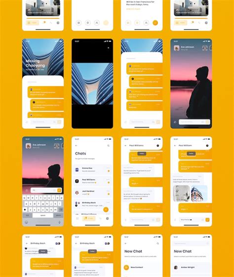iOS系统的博客/新闻应用程序APP界面设计模板 25学堂