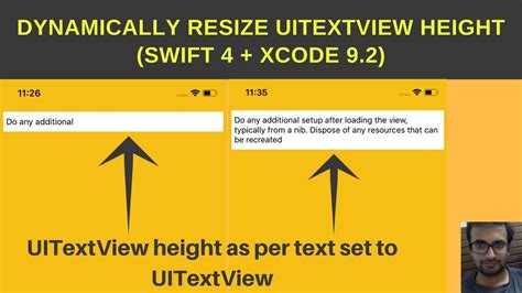 iOS : Resize TEXT to Fit on UITextView - YouTube