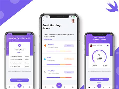 iOS Fitness App Template in Swift & SwiftUI Download