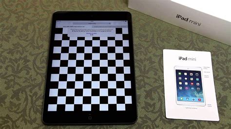 iPad Mini Retina Screen Test Image Retention How to perform