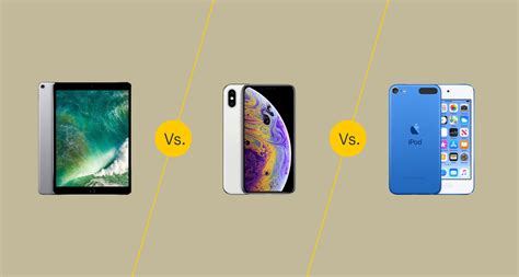 iPad vs iPhone vs iPod touch