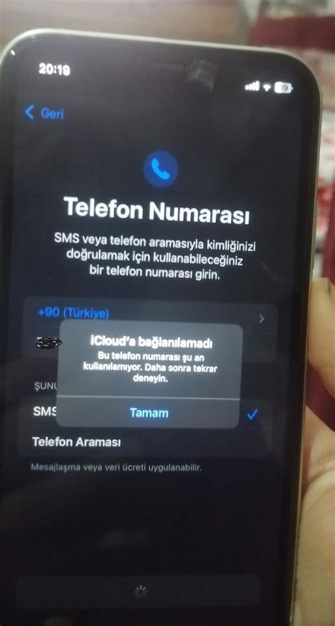 iPhone İCloud Kimlik Hatası Şikayetvar. 