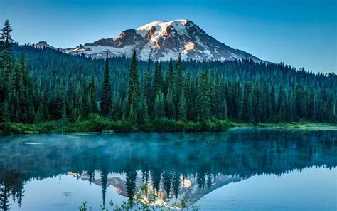 iPhone 11 Pro Washington state water ocean and mountains Case