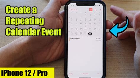 iPhone 12 How to Create a Recurring/Repeating Calendar Event YouTube