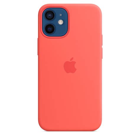 iPhone 12 mini Silicone Case with MagSafe - Pink Citrus - Apple