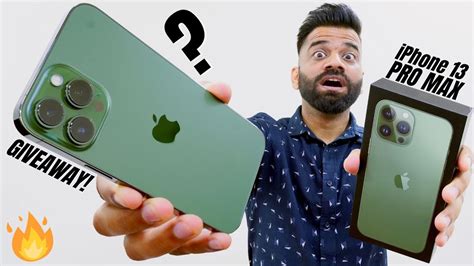 iPhone 13 Pro Max Green Unboxing! - YouTube